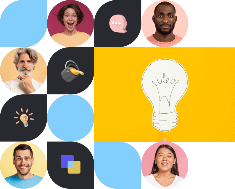 Bezlo Studio design process - UX design workflow showing research, wireframing, and prototyping phases